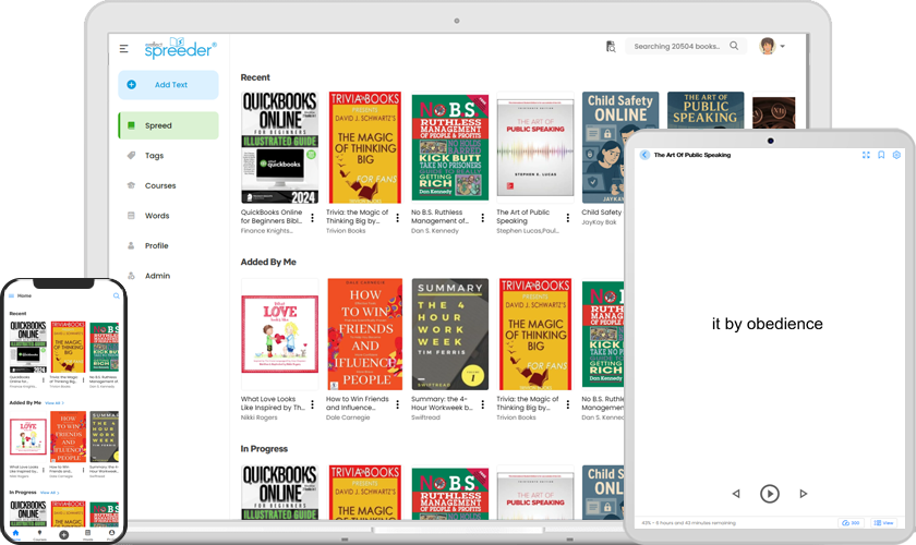 Your super-productive 'speed e-reader'