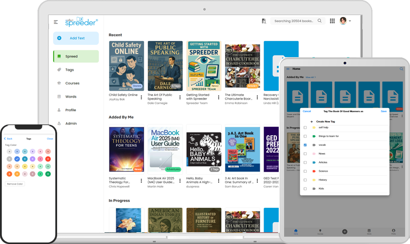 Bookmark and note important sections as you read